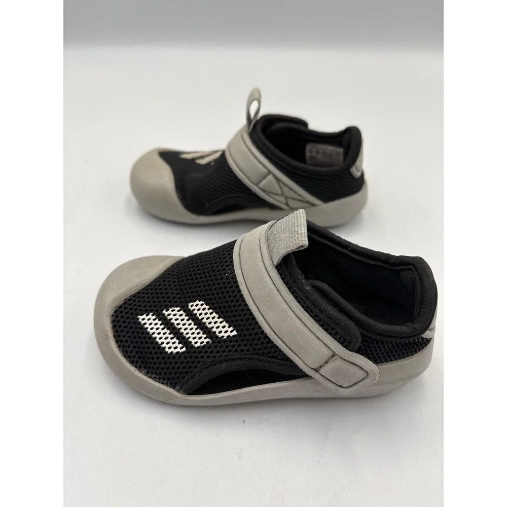 Adidas Boys Altaventure CT FY8934‎ Black Close Toe Slide Sandal Size 6K